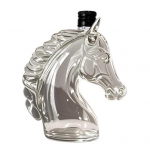 Viskipudel Graveeritud Hobusepea Kujuga Klaasist Dekanter Viskile, Bourbonile, Brandyle Unikaalne Lik&ouml;&ouml;ripudeli Kingitus Viskis&otilde;pradele puhas