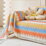 Nordic Style universaalne diivanitekk libisemisvastane katteriie T&auml;ielikult kaetud t&uuml;kid Katte diivanipadi liiv Four Seasons universaalne masinpestav 180*130cm