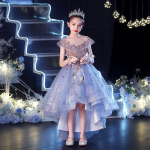 T&uuml;drukute moekas printsesskleit - kohev sabaga &otilde;htukleit moeetenduseks, peoks v&otilde;i klaverim&auml;nguks 150 cm