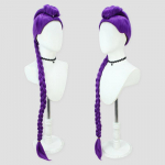 Anime KPop Deemonik&uuml;tid Rumi Mira Zoey Beebi Cosplay Parukas Saja Poisid Peakatted K Pop Kost&uuml;&uuml;mi Aksessuaarid Juuksed Halloweeni Peo Rekvisiidid One Size