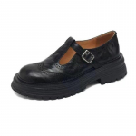 Moodsad Retro Naiste Brogue Nahast Kingad Kevad &Uuml;mar Nina Nikerdustega Mary Jane Kingad Naiste Oxfords Naiste Kingad Daamide Nahast Naiselik 35 must