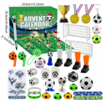 24 p&auml;eva jalgpalli advendikalender 2025, spordi advendikalender teismelistele, maailma jalgpalli kingitused, peo meened, j&otilde;uluaja kingitused v&auml;ikestele m&auml;ngijatele ja f&auml;nnidele one set