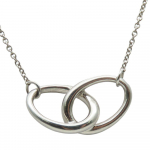 Used TIFFANY&Co. Necklace Double loop Silver925 2.9g Silver El Saperetti