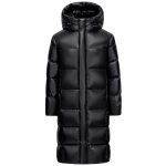 Unisex Fashion X-Long Down mantlid meestele ja naistele Talvemantel Kvaliteetsed Br&auml;ndi Meeste Puhverjoped Kapuutsiga Paksud Soojad Talveparkad 3XL must