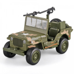 1/32 Willys GP JEEP S&otilde;jaline Maastikuauto Sulamist Mudelauto Metallist Valatud Heli ja Valgusega M&auml;nguasjad Lastele MILITAARVEOK Poiss