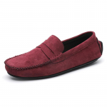 Meeste seemisnahast vabaaja nahast kingad Moodsad mugavad meeste loaferid mokassiinid slip-on meesterahva korterid mehelikud laisad kingad s&otilde;idukingad 39