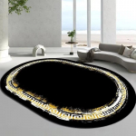 Ovaalne luksuslik elutoa vaip Kodu kaunistus Lihtne suur diivanilaud Vaibad Pestavad vaibad magamistuppa Voodi k&otilde;rvale P&otilde;randale Pehmed matid 80x120cm