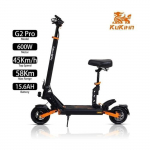 Trottinette &Eacute;lectrique KuKirin G2 Pro 45 km/h, 58 km Autonomie, IP54, Freins &agrave; Disque, Suspension Double Ressort must