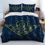 3D Yu-Gi-Oh MONSTER CARD Anime Tekikate Voodipesukomplekt, Tekikate Voodikomplekt Tekikate Padjap&uuml;&uuml;r, Kuninga Suuruses Kuninganna Suuruses Voodikomplekt Laps AU Single(140x210cm)