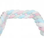 Beebi voodi k&uuml;ljekaitse Kodu Korduvkasutatav Pestav Pehme Vasts&uuml;ndinu voodi &uuml;mber Kaitsepadi Peakaitse Voodipesu