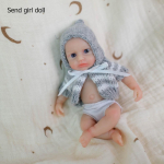 6-tolline puhas tahke silikoonist minirebornnukk LouLou pehme puudutusega elastne venitatav simulatsioonit&uuml;druknukk p&auml;riselu &auml;rkvel peopesa vasts&uuml;ndinud nukud lastele 3+ girl doll