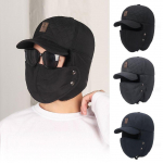 Talvine k&uuml;lmakaitse kalastus matkamine k&otilde;rvaklapid mask kastanipruun m&uuml;ts Navy