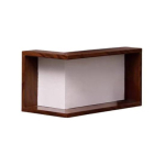 Nurgaseinariiulid Puidust Nurgas Ujuvad Hoiuriiulid Seinale Paigaldatav Vitriiniraam Raamatute Taimede Fotode Figuuride Kollektsioneeritavate jaoks 1pc gray