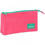 Trousse - SAFTA - Nait 'Rose Fluor' - Multicolore - 22 x 12 x 3 cm - Pour Fille puhas