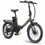 Fafrees F20 Lasting Black E-Bike Folding 20 Inch with Battery 36V 18.2A, 250W 25 km/h SHIMANO 7