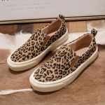 Moodsad Tennised Naiste Disainerjalatsid Leomustriga Tennised Naistele Slip-on Vabaaja Mugavad Lamedad Jalan&otilde;ud Naiste Loaferid 38 black