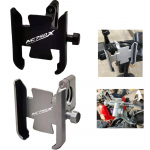 Motorcycle Accessories handlebar Mobile Phone Holder GPS stand bracket For HONDA NC750X NC750S NC 750 silver B