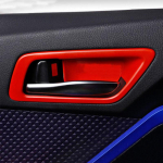 My Good Car Car ABS Interior Door Handle Trim Inner Door Bowl Sticker for Toyota C-HR CHR C HR 2016 2017 2018 car Accessories punane