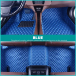 Car floor mats for ssangyong Kyron 2007-2016 2015 2014 2013 2012 2011 2010 2009 auto foot Pads automobile carpet cover sinine