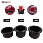 Must autotopsi veejoogihoidja s&uuml;vistatav haagissuvila merepaadi haagise plastikust tassihoidja auto sisemus 72mm