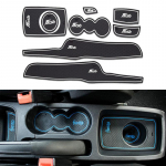 8 tk Kummi Ford Fiesta MK6 6 2008-2014 2015 2016 Autode Siseosa Libisemisvastane Ukse Soone Matt Tassihoidja Kaunistus punane
