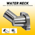 for SBC & BBC Chevy 283 302 305 327 350 Engines Polished Aluminum Water Neck US