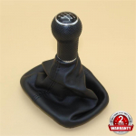 For Seat Leon 2000 2001 Toledo 1999 2000 2001 Car-Styling 6 Speed 23 mm ert Hole Gear Stick Shift Knob With Leather Boot