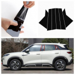 For BYD Atto 3 Yuan Plus UP shiny black center pillar sticker window decoration door frame cover accessories Yuan UP 6PCS