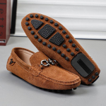 Meeste Slip-on Nahast Kingad Kerged Vabaajakingad Mokassiinid Klassikalised Meeste Mugavad S&otilde;idukingad Meeste Loaferid 39 pruun