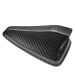 For Hyundai i30 N   2024 Real Carbon Fiber Exterior Car Roof Antenna Stickers Shark Fin Cover Trim Accessories Matte carbon