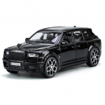1:32 Rolls Royce'i linnamaastur Cullinan sulamist automudel, metallist m&auml;nguauto mudel, simulatsioon heli- ja valguskollektsioon, kingitused lastele