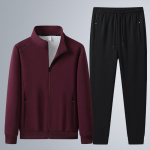Meeste Suuruses Hingav Puuvillane Spordidress (L-8XL) - Vabaaja kampsun ja dressip&uuml;ksid kevadeks ja s&uuml;giseks 5XL