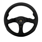 MOMO RACE NOTO Rool AL01 MUST/KULDNE Ratta, 320mm, must