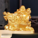 1 tk Hiina Feng Shui Naerava Buddha kuju Raha Maitreya Skulptuur Figuur Kodu Dekoratsioon Ornament small