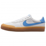 Nike Court Shot Slip Resistant Abrasion Resistant Low top Skateboard Shoes Men's White Blue IB4475-133 42.5