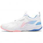 Li Ning Ace Abrasion Resistant Breathable Low top Badminton Shoes Unisex White Pink Blue AYTT001-6 41