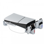 Tuodes Horisontaalne jahutusalus kontrolleri laadija RGB-valgusti reguleeritavate ventilaatoritega Kiirlaadimispunkt PS5 Pro/PS5 Slim jaoks valge