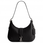 Coach Hamptons 27 Reguleeritav k&auml;epide Sisseehitatud kaardipesa Nahast kott &Otilde;lakott Suur naiste kott Must CW642-LHBLK Basic Set (Bag+Dust Bag)