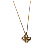 Tory Burch Ristikujuline Ripats Messingist Kaelakee Naistele Kaelakee Kuldne 156255-720 F,Gold