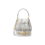 Michael Kors Mk Devon L&otilde;ikega Nahast Crossbody K&auml;ekott Keskmine Naiste K&auml;ekotid Valge 30T2GDVS2L-085 Basic Set (Bag+Dust Bag)