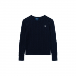 Polo Ralph Lauren Kampsun Logo Tikand Pullover Pikkade varrukatega Tumesinine Laste pealisr&otilde;ivad 313901316009 S