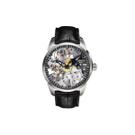 TISSOT Tencel Kollektsioon Manuaalne Mehaaniline Liikumine 5m Veekindel Meeste Kell Kell 43mm Valge sihverplaat T070.405.16.411.00 Skeleton Dial