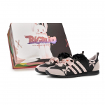 Adidas VS JOG 2.0 811 Tootmine, Tindi Ballett, Spetsiaalne Kingakarp Madal L&otilde;ige Vabaaja Jalan&otilde;ud Unisex Must Roosa KH7659(Team80-S-BOX) 36⅔