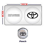 2026 Uus Toyota autoklaasi p&auml;ikesekate P&auml;ikesesirm UV-kaitse Tarvikud Toyota Corolla Camry rav4 Yaris hilux p jaoks