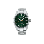 Seiko Presage Seeria 100M Veekindel Kuup&auml;evan&auml;idik Suured Kolm Osutit Roheline Lumelilleketas Mehaaniline Liikumine Roostevabast Terasest K&auml;ev&otilde;ru SPB169J1 Green Dial