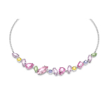 Swarovski Gema segal&otilde;ikega roodiumiga kaetud kaelakee Naiste kaelakee H&otilde;be 5658398 Box (Random Color)
