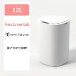 Nutikas anduriga pr&uuml;gikast Automaatne valge pr&uuml;gikast K&ouml;&ouml;k Vannituba Veekindel 12L Elektriline pr&uuml;gikast 12L valge