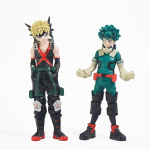 Bandai Anime Minu kangelane Academia Izuku Midoriya ja Katsuki Bakugo 17cm tegevuskuju kollektsioon PVC kogutav figuurm&auml;nguasi f&auml;nnidele kingitus beige