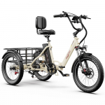 Onesport OT30 Pro Elektriline Kaubaratas 500W Mootor 20 Paks Rehv Kokkupandav T&auml;iskasvanute Elektrijalgratas Tippkiirus 25 km/h Kaks ketaspidurit 48V 18AH 7 K&auml;iku beež