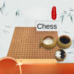 Kaasaskantav Weiqi Go m&auml;ng Kokkupandav nahast malelaud Vaikmalenupud Gomoku laud Lauam&auml;ngud Pere meelelahutusm&auml;ngud M&auml;nguasjad